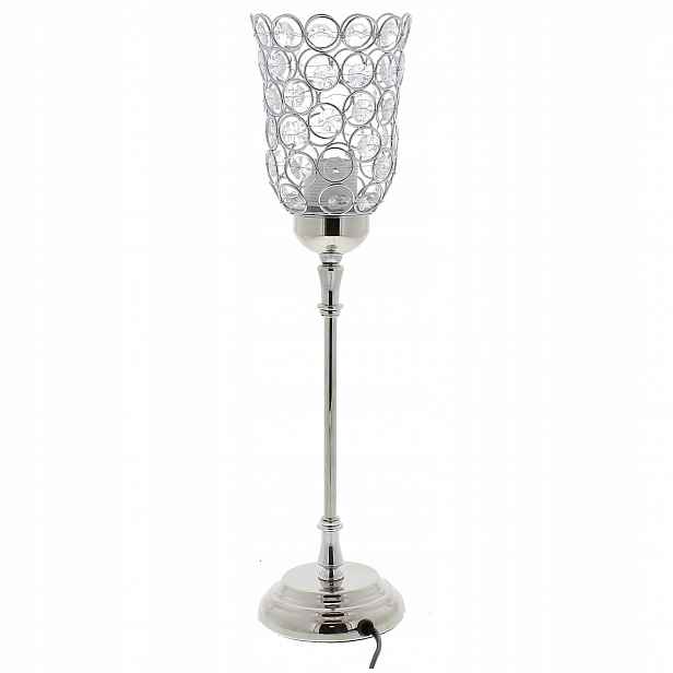 Stolní lampa s krytem z korálků Lumero Glamour