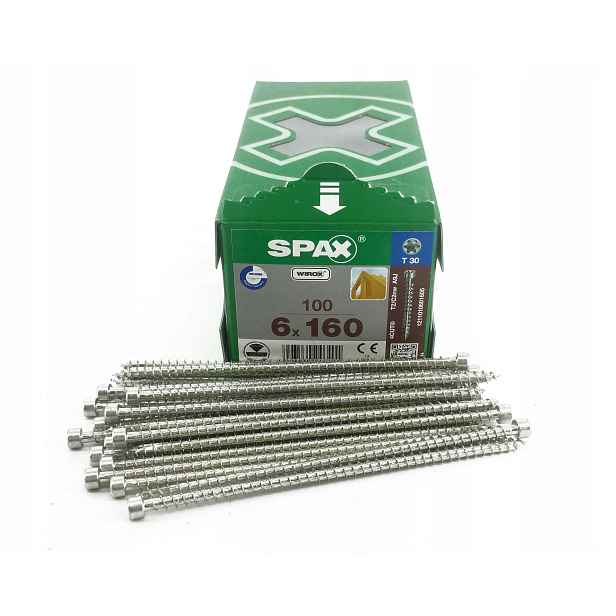 Válcový Šroub 100 Kusů 6.0*160 MM T30 Spax