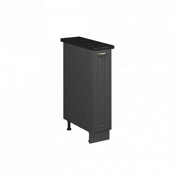 Vicco LÉKÁRNIČKOVÁ SKŘÍŇKA Fame-Line, Anthrazit-Gold Landhaus/Antracit, 20 cm, PD Antracit
