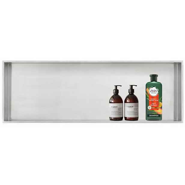 Aquatech Police Výklenková Skříňka S Límcem 90X30 CM Nerezová Ocel Inox