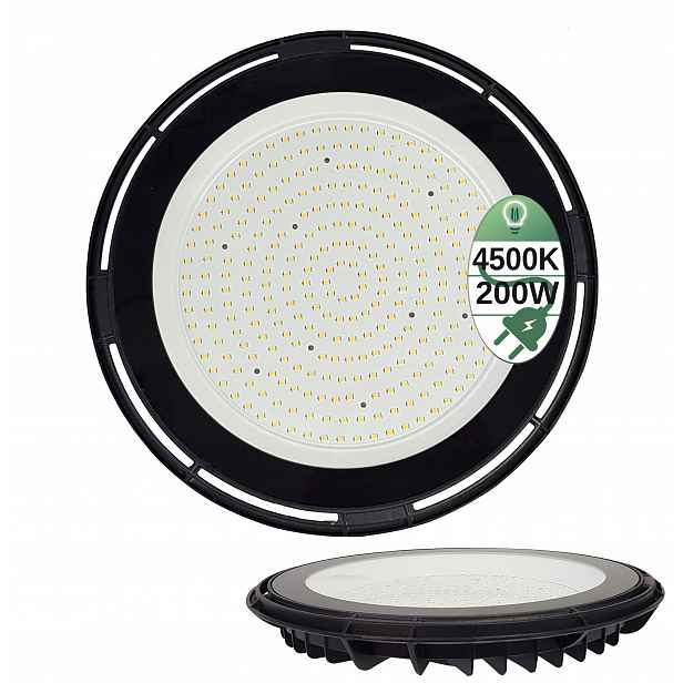 Průmyslová lampa High Bay Ufo Led 200W IP65 Nw