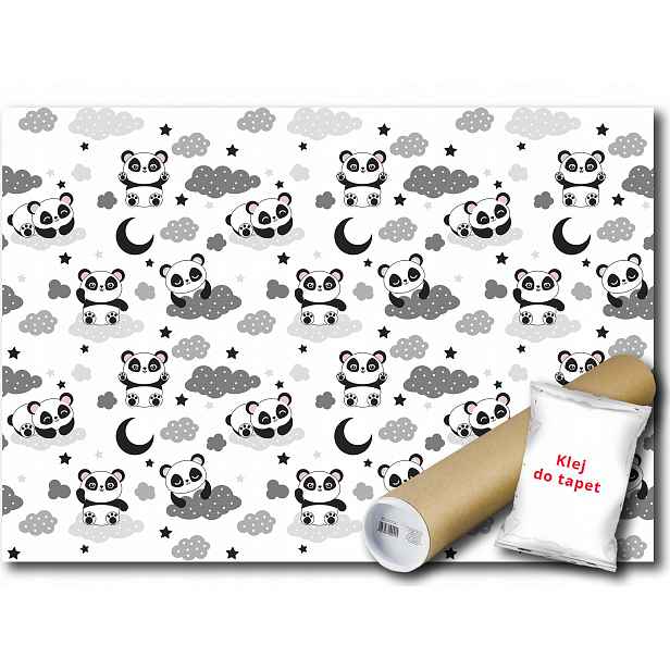 Vliesová fototapeta Panda Medvídek sny 208x146