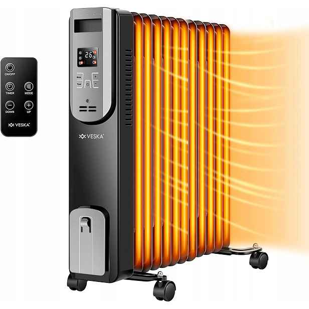 Elektrický Olejový Radiátor 2500 W Veska De