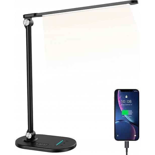 Led Stolní Lampa Eppiebasic Domácí Stolní Lampa Nastavitelná 4 Režimy