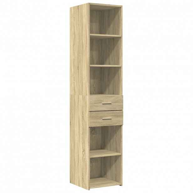 vidaXL Skříň highboard dub sonoma 40 x 42,5 x 185 cm kompozitní dřevo