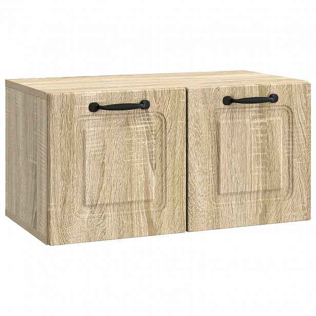 vidaXL Nástěnná TV skříň Dub sonoma 59,5 x 31 x 30 cm Kompozitní dřevo