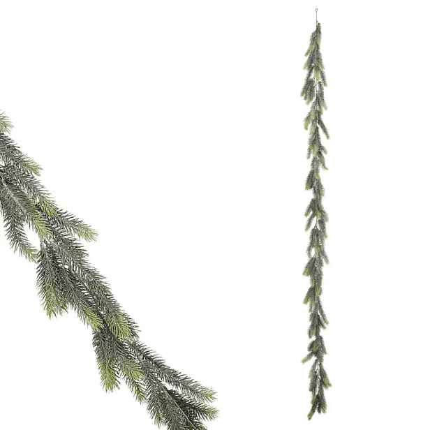 Autronic Umělá smrková girlanda SG8027 – zelená, 170 cm