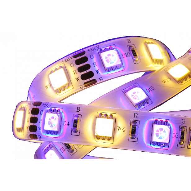 Led pásek Rgb W teplý 5050 300 led 5 m 12 V DC