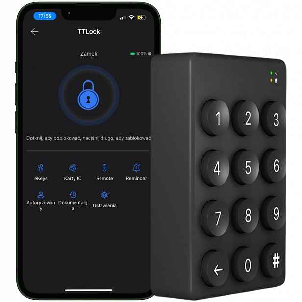 Bezdrátová Klávesnice Ttlock Pro Kliky Zámků Šifrovacích Zámků Smart