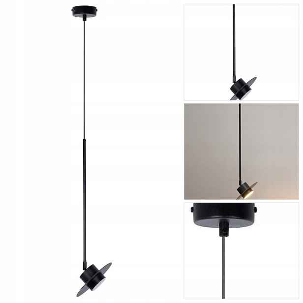 Černá závěsná lampa Charlie do kanceláře s motivem Sigma Lighting