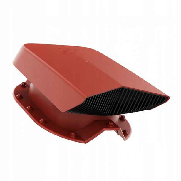 Odvětrací Ventilátor Trapez T35 Červený 3009