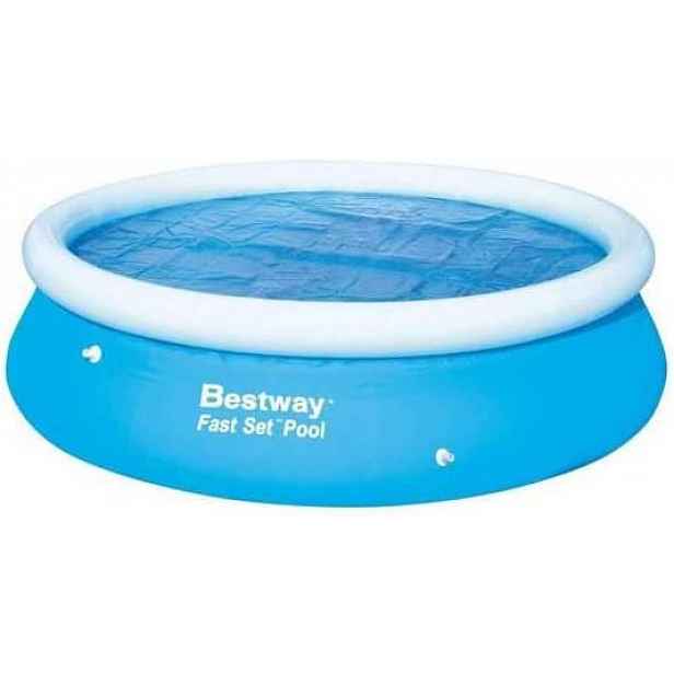 Solární Plachta Do Bazénu Kulatá Ø 417 CM Uv