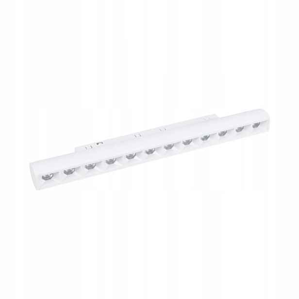 Svítidlo kolejnicové MICRO11 Bílá Rastrová otočná 12W On/Off MaxLight