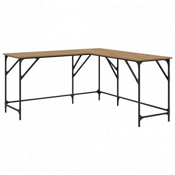 vidaXL Stůl Artisanový dub Kompozitní dřevo 149 x 149 x 75 cm