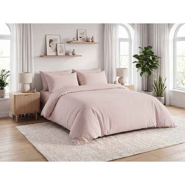 Bavlněné povlečení SOFT STRIPES růžové Rozměr povlečení: 70 x 80 cm | 140 x 200 cm