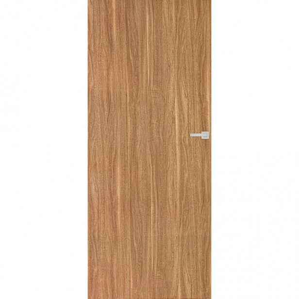 DRE Standard interiérové dveře pravé 70 cm ořech karamelový, děrovaná dřevotříska IBIZAOK70PDTD