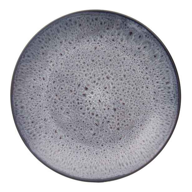 Fialový dezertní  keramický talíř ø 20,5 cm Glaze – Orion