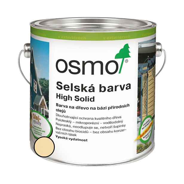 Nátěr venkovní Osmo 2204 Selská barva slonová kost 2,5 l