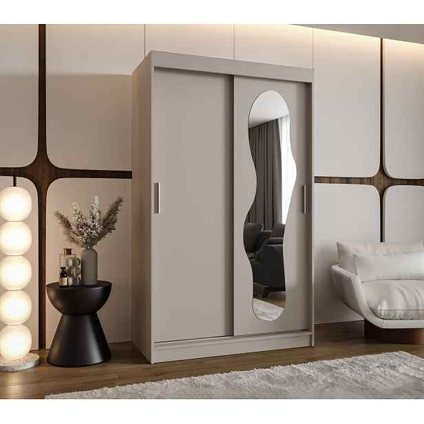 Šatní skříň Abi Ultra Rozměry: 120 cm, Barva korpusu + barva dveří: Kašmír + Kašmír