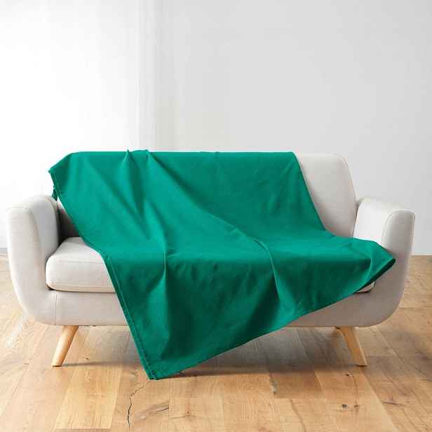 Zelenomodrý přehoz 180x220 cm Lucile – douceur d'intérieur