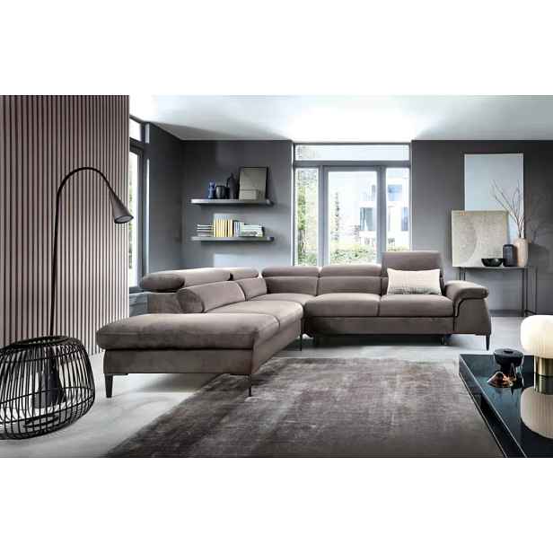 ArtPS Rohová sedací souprava BLUES L | taupe Vogue 04 Provedení: levé