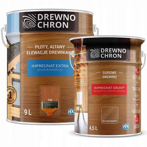 Drewnochron Impregnát Extra 9 L Tik Drewnochron Impregnát Zemina 4,5 L