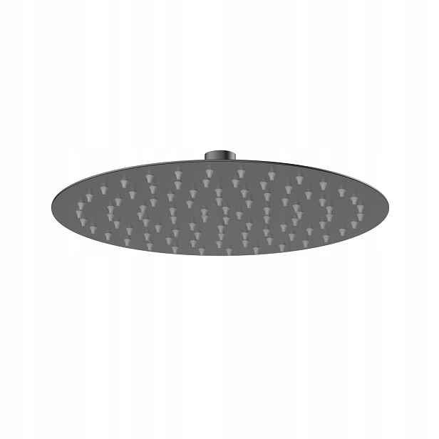 Hlavice dešťové sprchy 25 cm, nerezová ocel Gun Metal, Avapax Ronde