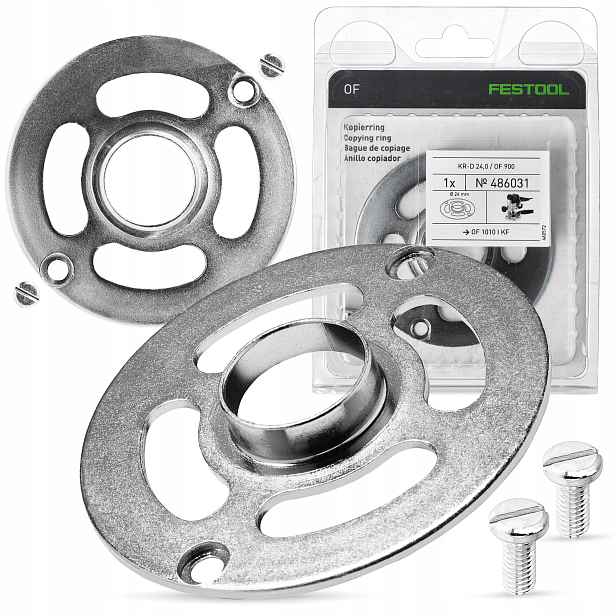 Kopírovací Kroužek 24 MM pro frézku Of 900 1000 1010 Kf Festool 486031