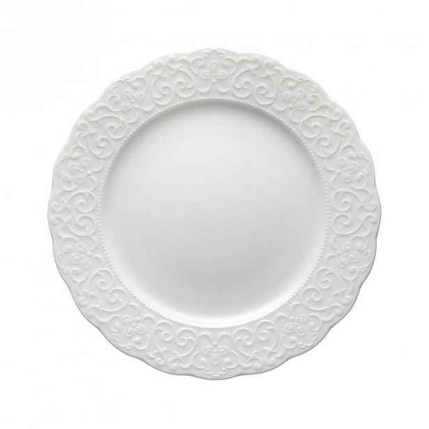 Bílý porcelánový talíř Brandani Gran Gala, ⌀ 21 cm
