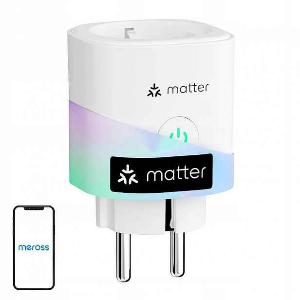 Inteligentní zásuvka Meross MSS315MA-EU Matter s měřením energie