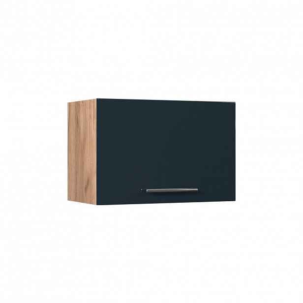Vicco VĚŠÁK NA STĚNU Fame-Line, Tmavě modrá s vysokým leskem/Zlatý mocný dub, 60 cm