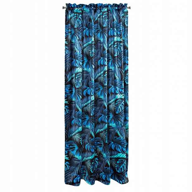 Závěs na pásce 135x270 Listy palmy monstery