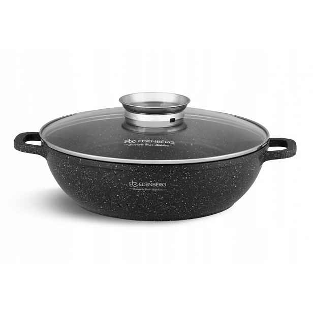 Hrnec 3,3 l 28 cm Indukce Plynová Trouba Edenberg 8134 víko
