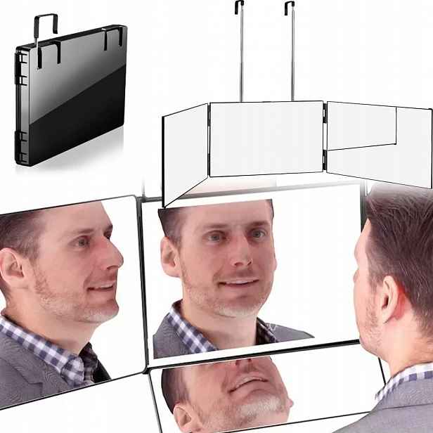 Kosmetické Zrcátko Otočné O 360 Stupňů S Led Pro Domácí Líčení