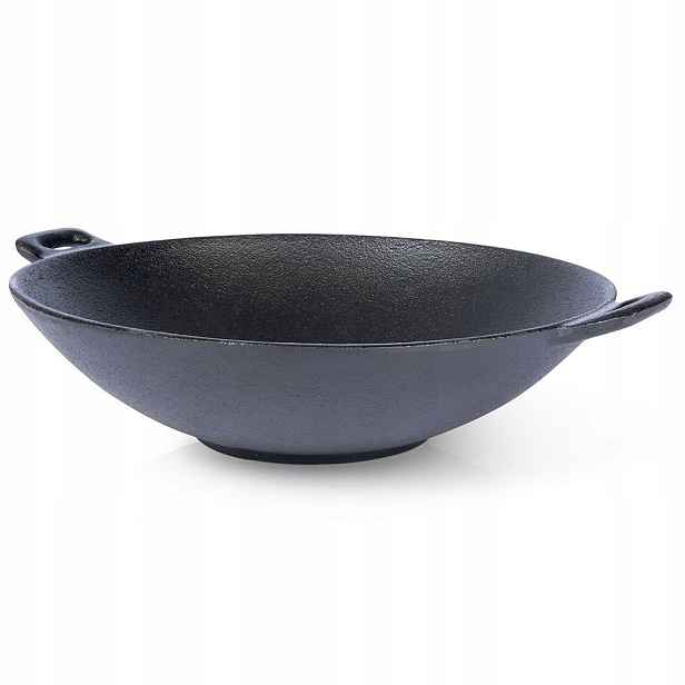 Litinová woková pánev Litina 30 cm