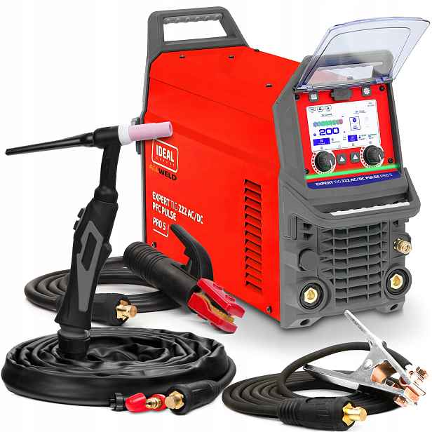 Svařovací Stroj Migomat Ideal Expert Tig 222 Ac DC Pfc Pulse PRO5 LCD 230V 200A