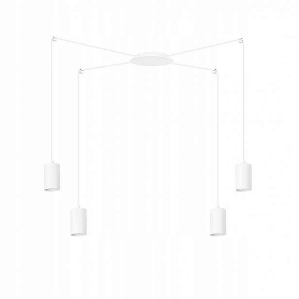 Bílá stropní svítidlo s pavoukem Traker 4x GU10 loftová 300x300 cm