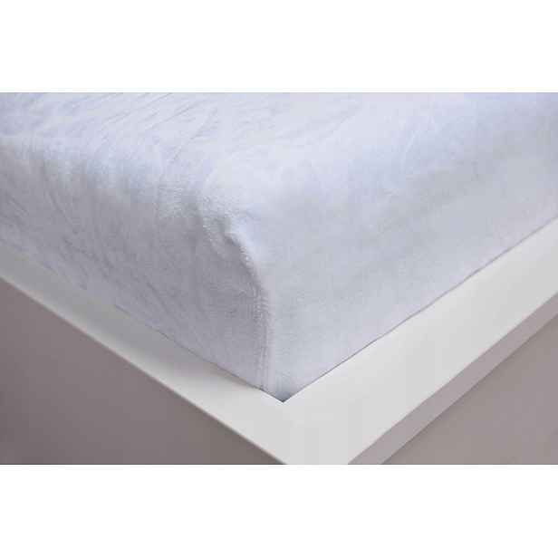 Prostěradlo z mikrovlákna 180x200 bílé s gumičkou