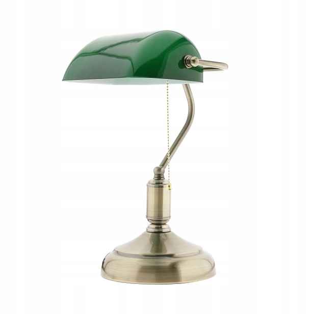 Stolní lampa Abigali Bankéřka zelená