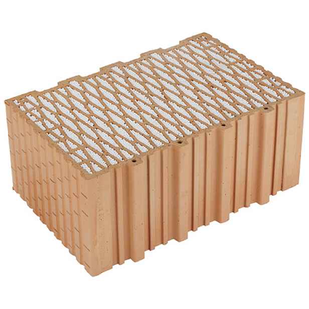 Cihla broušená Heluz 38 N 2in1 doplňková P10 247×380×166 mm
