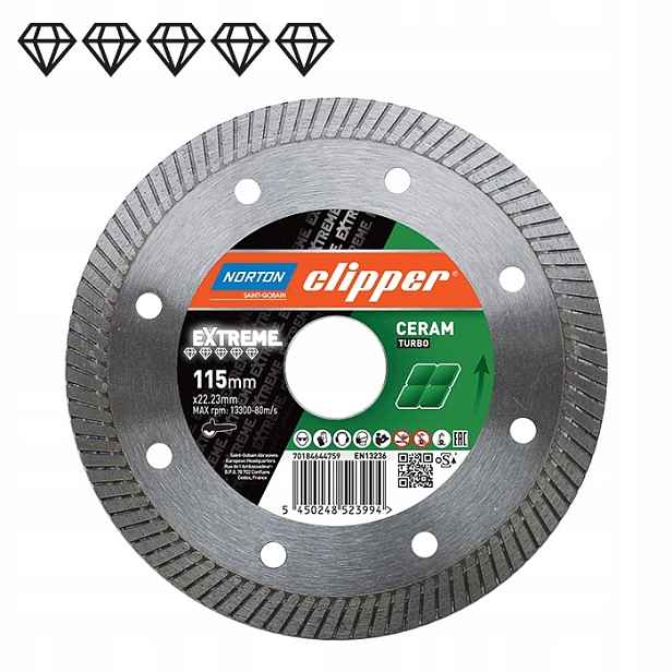 Norton Kotouč D.turbo 250mm Clipper N70184625428