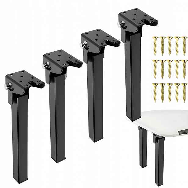 4 x skládací nohy ke stolu 70 cm, skládací nohy k stolu, univerzální, 4 x