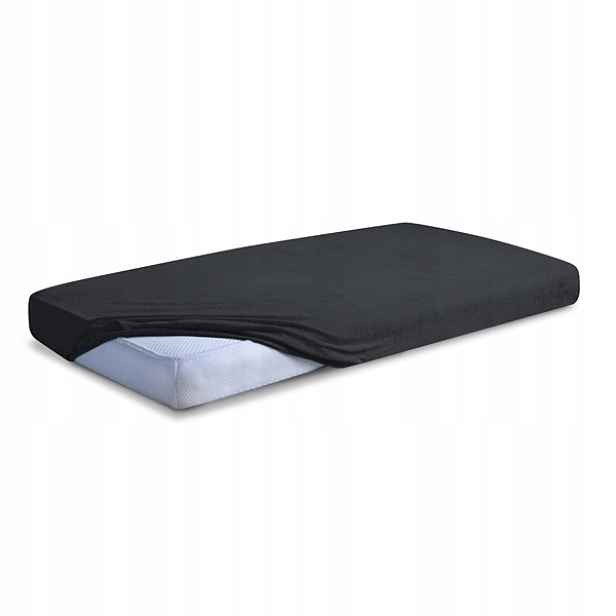 Froté prostěradlo s gumou 200x220 Premium Matex, černá_48