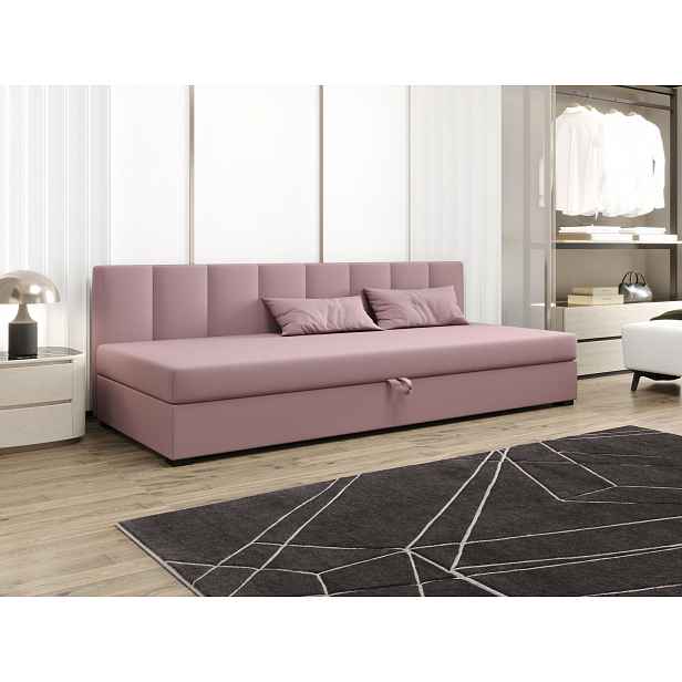 Jednolůžková postel 80x195 MANKA BIZ 1 - růžová