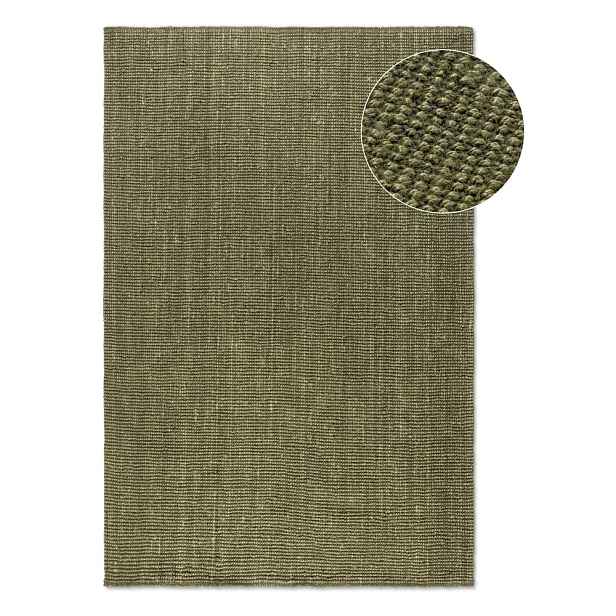 Khaki jutový koberec 190x280 cm Bouclé – Hanse Home