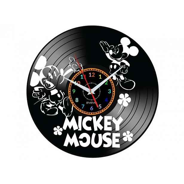 Mickey Mouse Dekorativní Nástěnné Hodinymoderní Vinylová Deska Na Pr