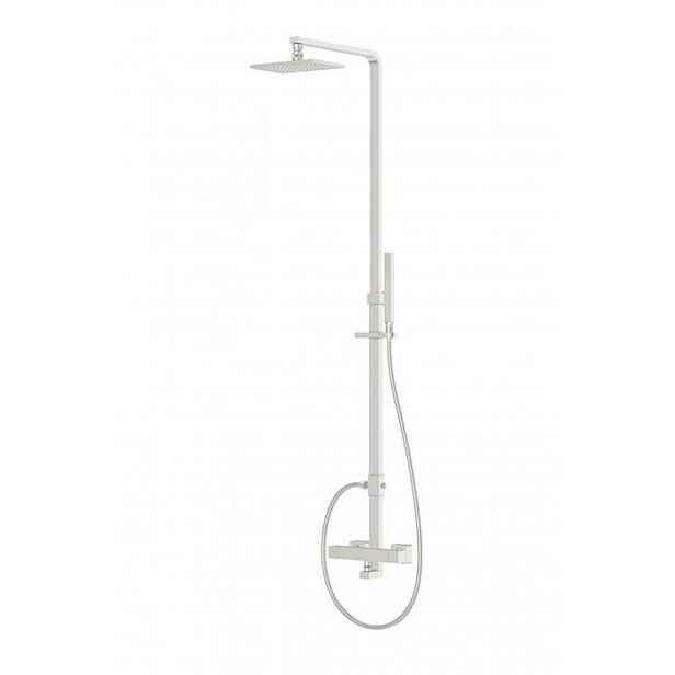 Steinberg 160 - Sprchový set s termostatem, 15x22 cm, kartáčovaný nikl 160 2721 BN