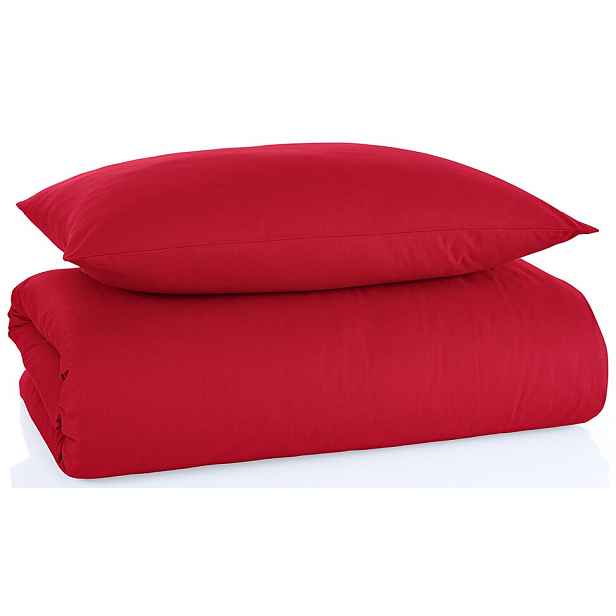 BedTex Bavlněné povlečení Color Červené 140x200/ 70x90 cm