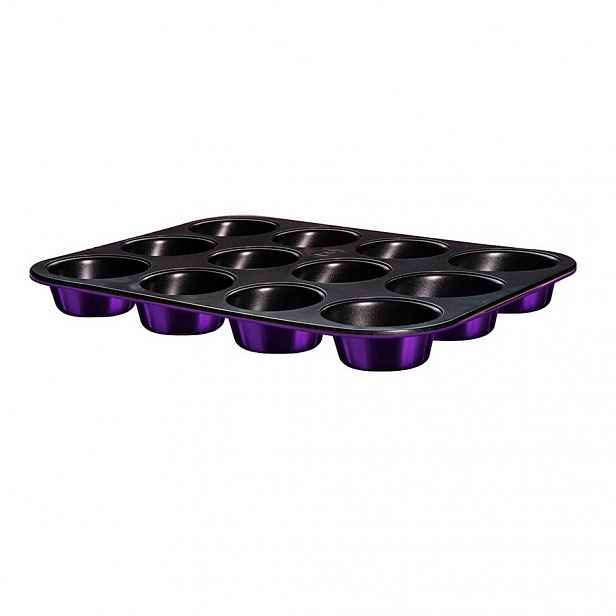 Berlinger Haus Forma na muffiny 12 ks Purple Metallic Line