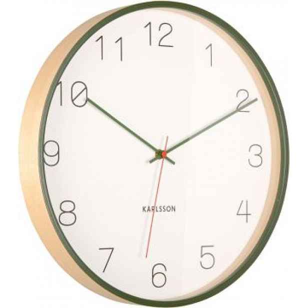Designové nástěnné hodiny 5926GR Karlsson 40cm